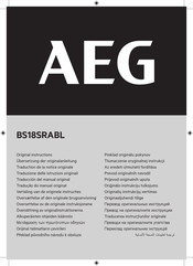 AEG BS18SRABL Traducción Del Manual Original