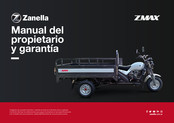 Zanella ZMAX 200 2022 Manual Del Propietario Y Garantía