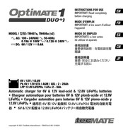 TecMate Optimate1 DUO+ TM407a Manual De Instrucciones