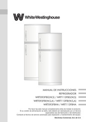 White-Westinghouse WRT113FBGW Manual De Instrucciones