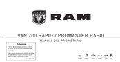 RAM VAN 700 PROMASTER RAPID 2022 Manual Del Propietário