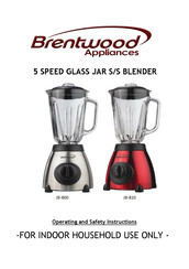 Brentwood Appliances JB-800 Manual De Instrucciones