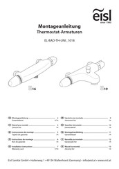 eisl EL-BAD-TH-UNI 1018 Instrucciones De Montaje