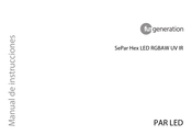 thomann Fun Generation SePar Hex LED RGBAW UV IR Manual De Instrucciones