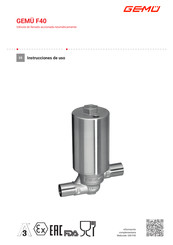 GEMÜ F40 Instrucciones De Uso