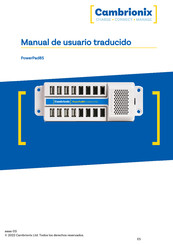 Cambrionix PowerPad8S Manual De Usuario