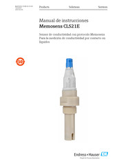 Endress+Hauser Memosens CLS21E Manual De Instrucciones