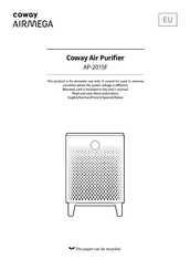 Coway AIRMEGA AP-2015F Manual Del Usuario