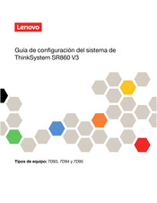 Lenovo ThinkSystem SR860 V3 7D93 Guía De Configuración