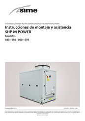 Sime SHP M POWER Serie Instrucciones De Montaje