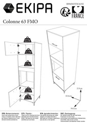 EKIPA Colonne 63 FMO Instrucciones De Montaje