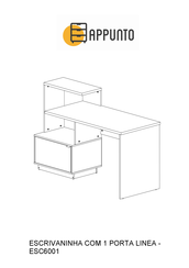 Appunto ESCRIVANINHA COM ESC6001 Instrucciones De Montaje