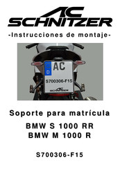 AC Schnitzer S700306-F15 Instrucciones De Montaje