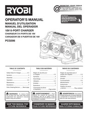 Ryobi PCG006 Manual Del Operador