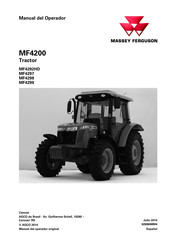 MASSEY FERGUSON MF4200 Serie Manual Del Operador