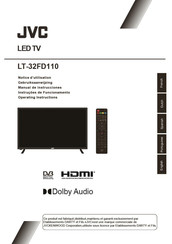 JVC LT-32FD110 Manual De Instrucciones