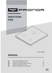 FRIONOR PI603 Manual De Instalacion Y Uso