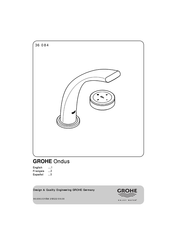 Grohe Ondus 36 084 Manual De Instalación