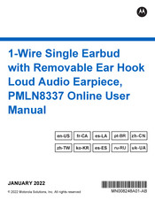 Motorola PMLN8337 Guia Del Usuario