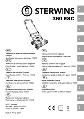 STERWINS 360 ESC Traducción De Las Instrucciones Originales