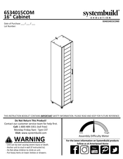 Systembuild Evolution 6534015COM Instrucciones De Montaje