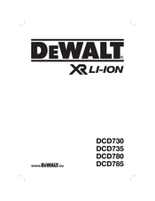 DeWalt DCD735 Traducido De Las Instrucciones Originales