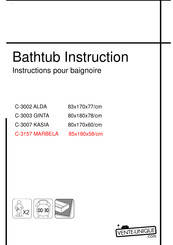 VENTE-UNIQUE C-3157 MARBELA Instructions