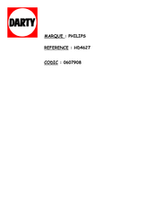 Philips HD4642 Manual De Instrucciones
