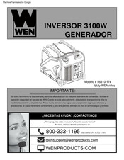 Wen 56310i-RV Manual De Instrucciones