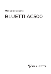 Bluetti AC500 Manual De Usuario