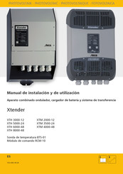 Steca Xtender XTH 3000-12 Manual De Instalación Y De Utilización