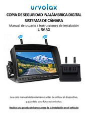 URVOLAX UR65X Manual De Usuario