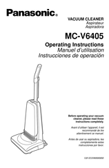 Panasonic MC-V6405 Instrucciones De Operación