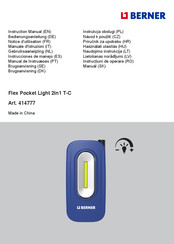 Berner 414777 Instrucciones De Manejo