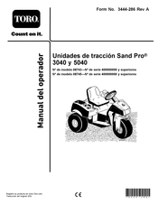 Toro 08745 Manual Del Operador