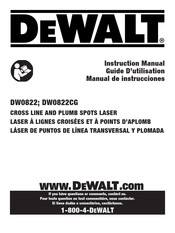 Dewalt DW0822 Manual De Instrucciones