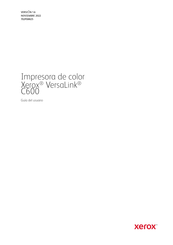 Xerox VersaLink C600 Guia Del Usuario