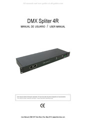 Triton Blue DMX Spliter 4R Manual De Usuario