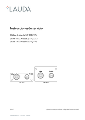 Lauda LRZ918 Instrucciones De Servicio