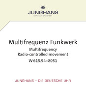 Junghans W615.94-8051 Manual Del Usuario