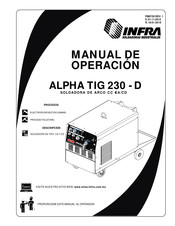 Infra ALPHA TIG 230-D Manual De Operación