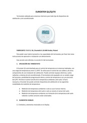 EUROSTER Q1TX Manual Del Usuario