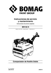 Fayat Group Bomag BW 65 H Instrucciones De Servicio Y Mantenimiento