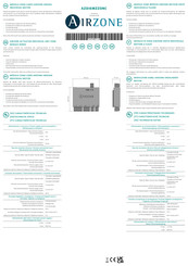 Airzone AZDI6MZZONC Guía De Instalación Rápida