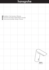 Hansgrohe Metris 31101 Serie Instrucciones De Montaje