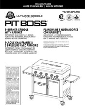 Pit Boss ULTIMATE GRIDDLE Serie Guía De Montaje