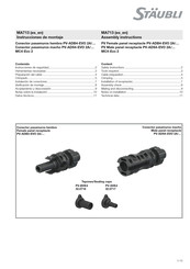 Staubli MA713 Instrucciones De Montaje