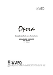 AEQ Opera OP-50 Manual De Usuario