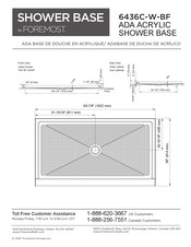 Foremost 6436C-W-BF Instrucciones De Montaje