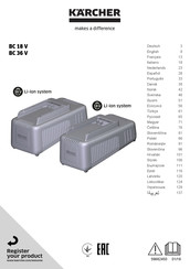 Kärcher BC 18 V Manual De Instrucciones